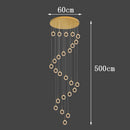 Axyaa Crystal Chandelier Pendant Light for Living Room and Bedroom