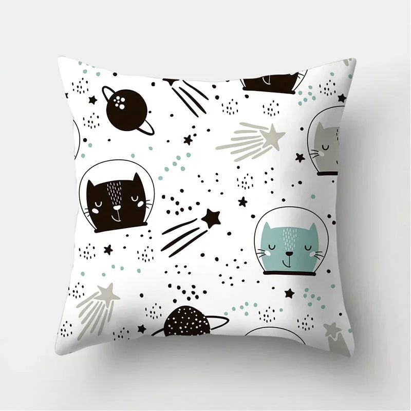 Axyaa Decorative Cushions Pillowcase - Soft Polyester Throw Pillow Cover for Sofa Décor