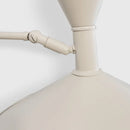 Axyaa Marseille White Black Metal Trumpet Wall Lamp