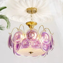 Axyaa Luxe Glass Pendant Light for Master Bedroom & Living Room