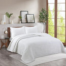 Axyaa Cotton Quilted Bed Cover Set, American Simple Washed Cotton Bedding, Three-Piece Home Textile