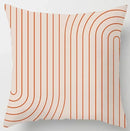 Axyaa Geometric Pattern Plush Cushion Cover for Home Decor 45x45cm