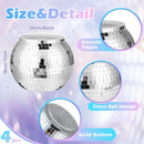 Axyaa Disco Ball Vase Planter Ice Bucket for Wedding Party Centerpieces