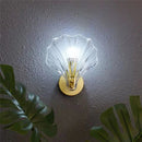 Axya Shell Glass LED Wall Lamp for Home Decor and Bedroom Lighting