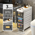 Axyaa Slim Storage Cabinet: Multi-Layer Side Rack & Organizer for Narrow Spaces