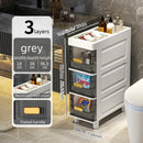 Axyaa Slim Storage Cabinet: Multi-Layer Side Rack & Organizer for Narrow Spaces