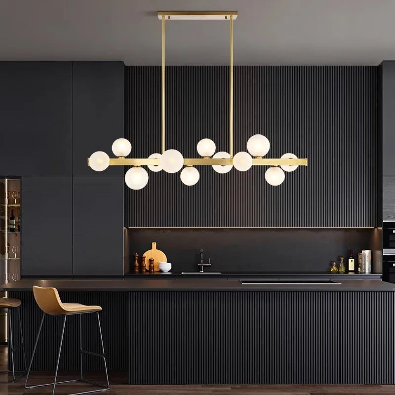 Axyaa Modern Dining Room Pendant Light LED Chandelier Ceiling Lamp
