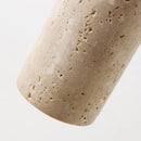Axyaa Wood Yellow Travertine LED Wall Light Fixture Adjustable Lampshade