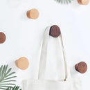 Axyaa Wooden Coat Hook Hat Key Holder Bathroom Rack Wall Mounted Storage