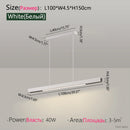 Nordic Modern Chandelier by Axyaa - LED Dining Bar Kitchen Office Lamp
