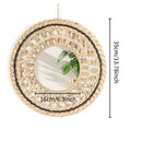 Axyaa Boho Wall Hanging Mirror for Aesthetic Home Decor