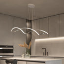 Axyaa Dimmable LED Chandelier in Gold/Chrome Finish for Dining Living Kitchen