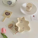 Axya Cute Bear Ceramic Plate Set for Kitchen Storage and Display