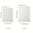 Axyaa Transparent Snap File Storage Box Set - Multi-purpose Magazine Holder