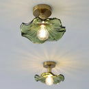 Axyaa Glass LED Ceiling Light Chandelier for Living Room Bedroom Decor