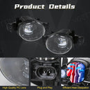 Axyaa LED Fog Lamps for Nissan Vehicles - Super Bright Foglights and DRL