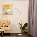 Axyaa Minimalist Sofa Floor Lamp for Modern Living Room & Bedside Reading-Light