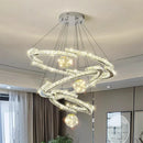 Axyaa Crystal Chandelier Pendant Light for Living Room and Bedroom