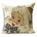 Axyaa Christmas Throw Pillow Covers - Zigzag Reindeer Red Pillowcase