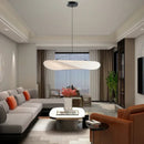 Axyaa Silk Pendant Chandelier: Modern Dining Room Hanging Light Fixtures