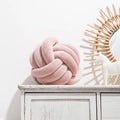 Axyaa Handmade Velvet Knot Throw Pillow for Home Sofa Bed Chair