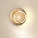 Axyaa Moon Bedroom Bedhead Wall Lamp Aluminum Circular Staircase LED Sconce