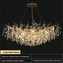 Axyaa Luxury Villa Crystal Pendant Chandelier.