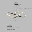 Nordic LED Dining Room Chandelier by Axyaa - Modern Ceiling Pendant for Living Room