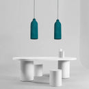 Axyaa Blue Chandelier: Wabi Sabi Style Pendant Lamps