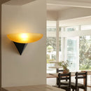 Axyaa Retro Yellow Glass Wall Sconce LED Light Fixtures