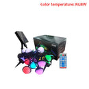 Axyaa RGBW LED String Lights: Festive Outdoor Decor with Remote Control