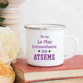 Axyaa Atsem Top Mug | Enamel Coffee Cup School Gifts
