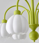 Axyaa Kids' Pumpkin Green Chandelier