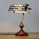 Axyaa Tiffany Glass Table Lamp - LED Modern Creative Color Desk Light