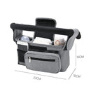 Axyaa Baby Stroller Hanging Storage Bag - Pram Diaper Phone Bottle Holder