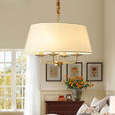 Nordic Retro Fabric Chandelier for Living Room by Axyaa