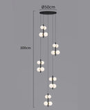 Axyaa Modern Dining Room Pendant Light LED Chandelier Ceiling Lamp Interior Lighting