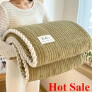 Axyaa Winter King Size Plaid Throw Blanket - Cozy Home Comforter