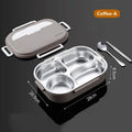 Axyaa Stainless Steel Thermal Lunch Box Set for Adults and Students