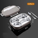 Axyaa Stainless Steel Thermal Lunch Box Set for Adults and Students
