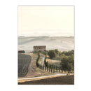 Axyaa Green Tree Landscape Canvas Print - Nordic Living Room Wall Art Decor
