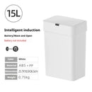 Axyaa Smart Trash Can for Narrow Spaces: Auto Sensor, Dual Orientation (Vertical/Horizontal)