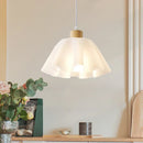 Axyaa White Flower Pendant Light, E27 Base for Hallway, Kitchen, Bedroom
