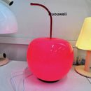 Axyaa Cherry Glass Desk Lamp USB Night Light for Home Decor