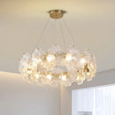 Axyaa Luxury Glass Crystal Chandelier for Living Room, Bedroom, and Study