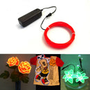 Axyaa Neon Glow Thread 1.3mm with Battery Pack for DIY Model Decoration