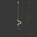 Axyaa Nordic Line LED Chandelier for Minimalist Home Decor