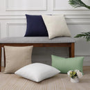 Axyaa Raised Twisted Rope Pattern Pillow Cover Set for Sofa Bed