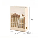 Axyaa Makeup Brush & Lipstick Holder, Divided Storage Rack for Dressing Table