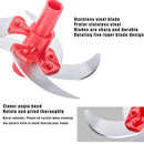Axyaa Hand-Cranked Meat Grinder & Dumpling Maker with Vegetable Chop and Mincing Functions